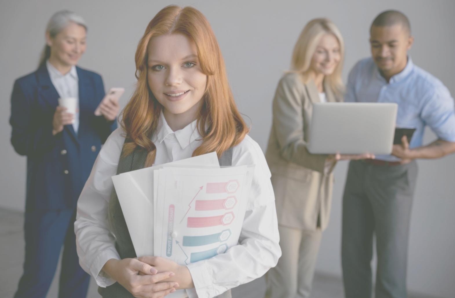 Financial planning session with client documents and strategy materials spread across desk